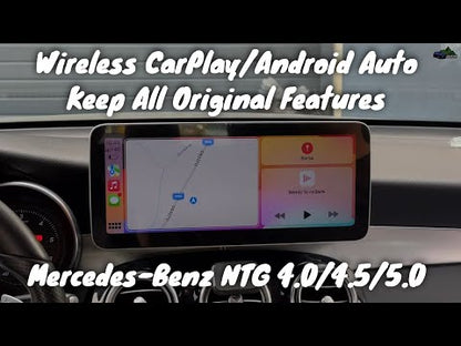 12.3“ Linux screen for Mercedes Benz NTG4.0/4.5/5.0 Apple CarPlay Android Auto