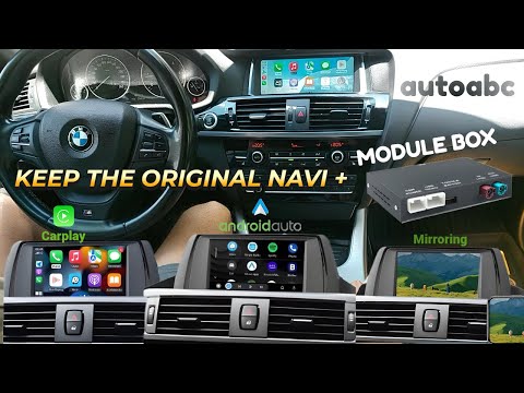 AUTOABC Wireless CarPlay Android Auto adapter for BMW NBT F30