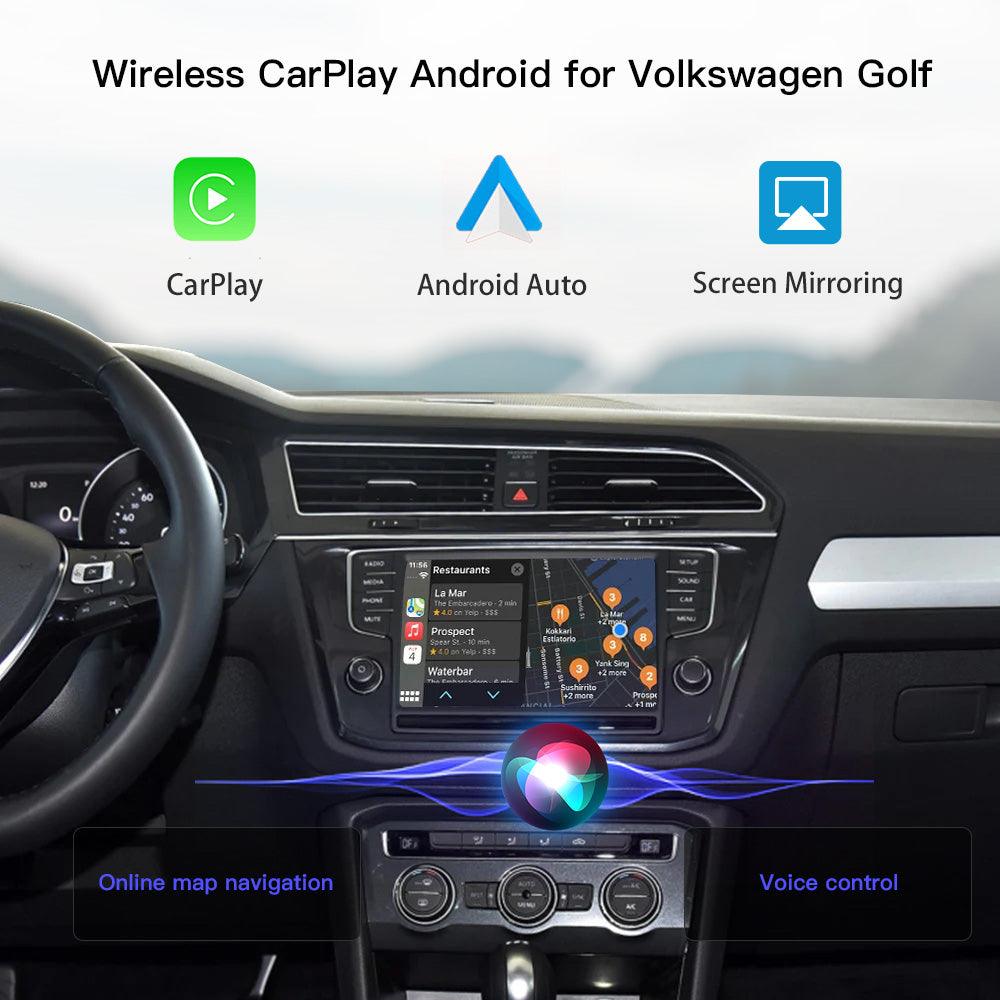 Wireless Carplay Android Auto adapter for Volkswagen Golf MIBI/MIB2 - AUTOABC