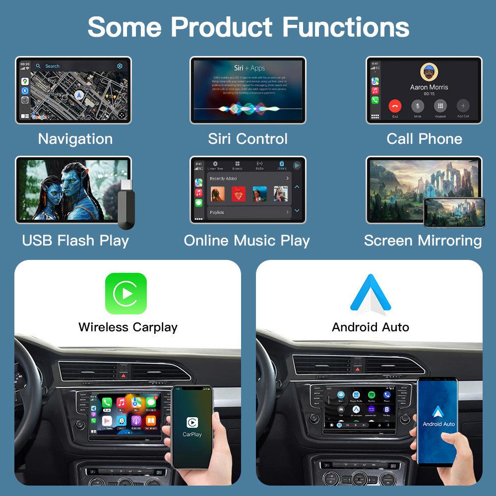 Wireless Carplay Android Auto adapter for Volkswagen Golf MIBI/MIB2 - AUTOABC