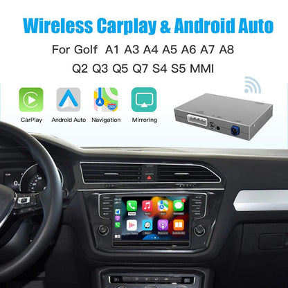 Wireless Carplay Android Auto adapter for Volkswagen Golf MIBI/MIB2 - AUTOABC