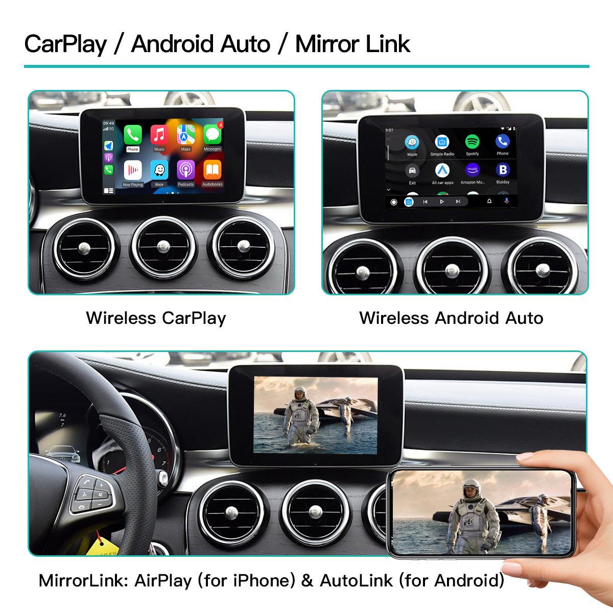 Wireless Carplay Android Auto Kits for Mercedes Benz NTG4.0/4.5/5.0/5.5 system - AUTOABC