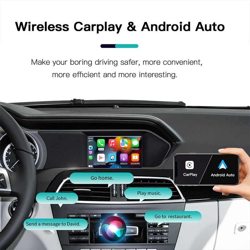 Wireless Carplay Android Auto Kits for Mercedes Benz NTG4.0/4.5/5.0/5.5 system - AUTOABC