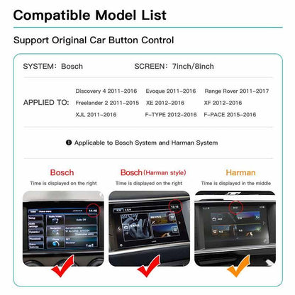 Wireless CarPlay Android auto Module Box for Land Rover/Jaguar Bosch Harman - AUTOABC