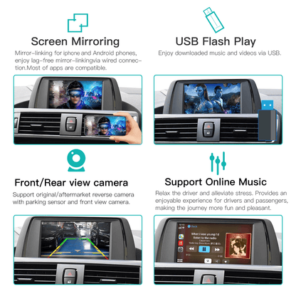 Wireless CarPlay Android Auto Retrofit Kit Decoder for BMW/MINI - AUTOABC