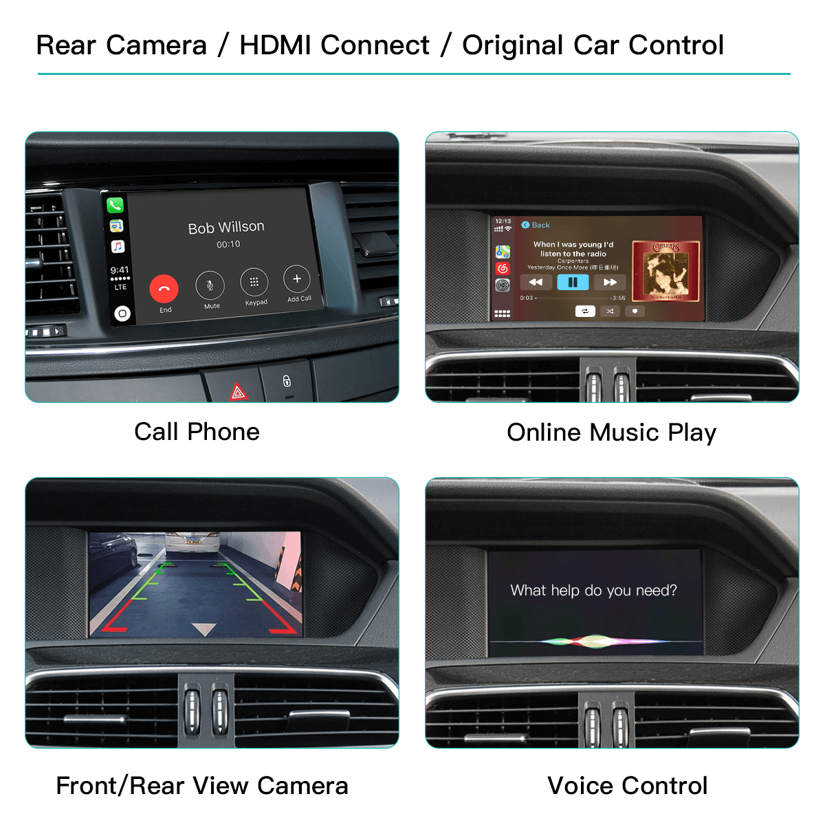 Wireless CarPlay&Android Auto adapter for Mercedes Benz 4.5/5.0 system - AUTOABC